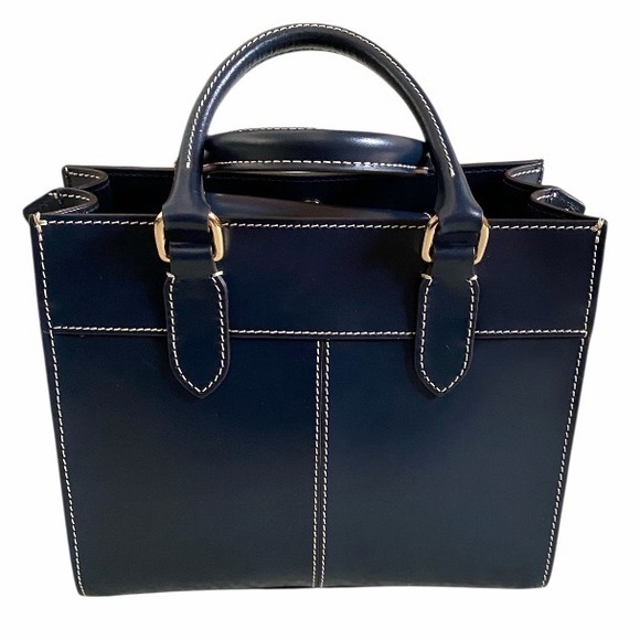 Dooney and Bourke Selleria Jayne satchel -Navy - Picture 2 of 11